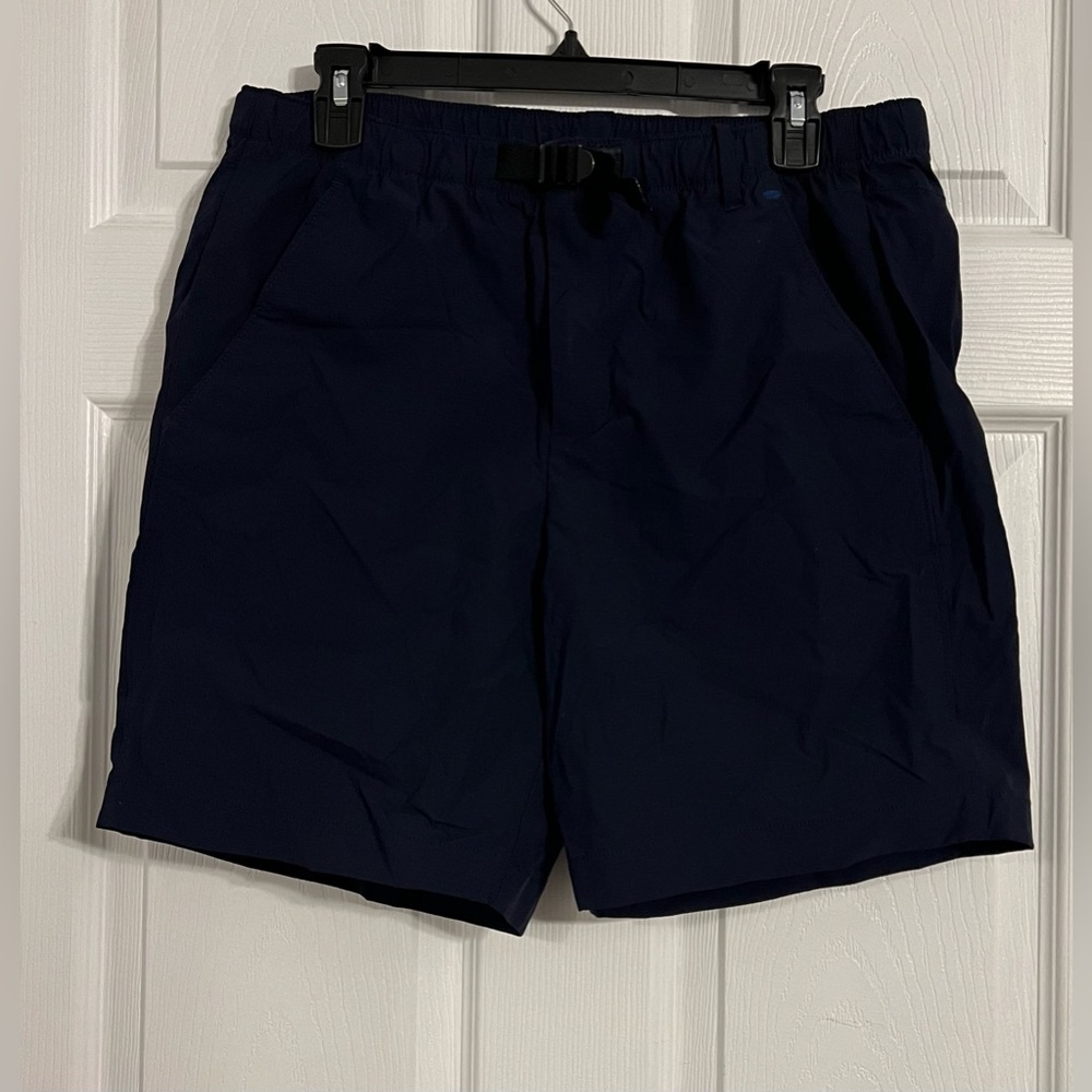 Perry Ellis Motion Men’s Size M Blue Shorts With 8 Inch Inseam Pull On